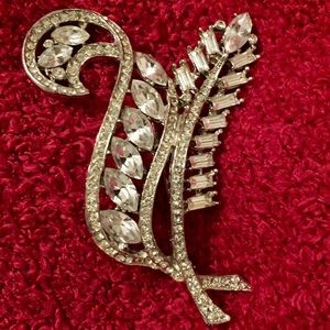 Beautiful crystal brooch